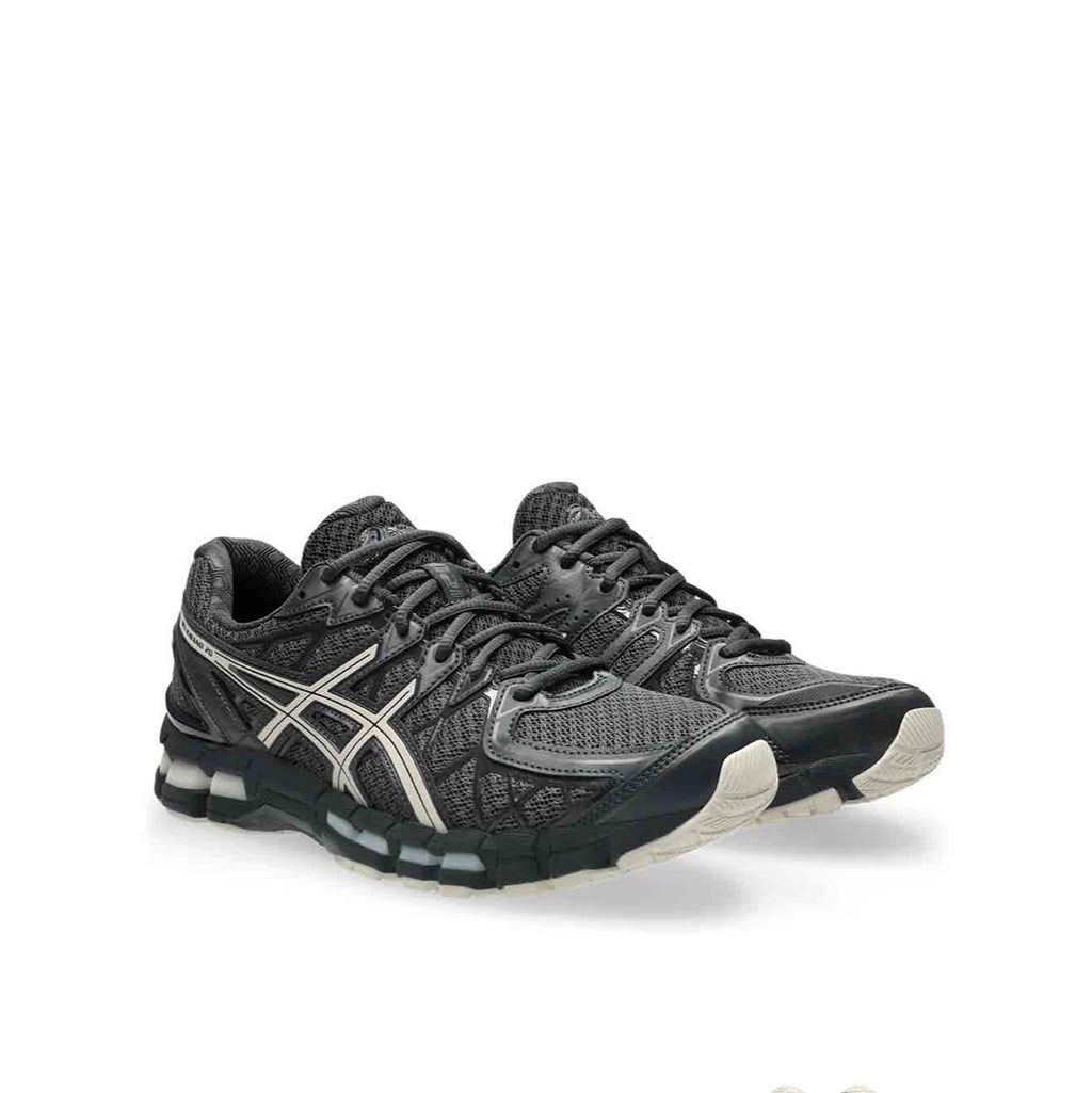 ASICS GEL KAYANO 20 OBSIDIAN GREY OATMEAL סניקרס ג'ל קיאנו 20 יוניסקס