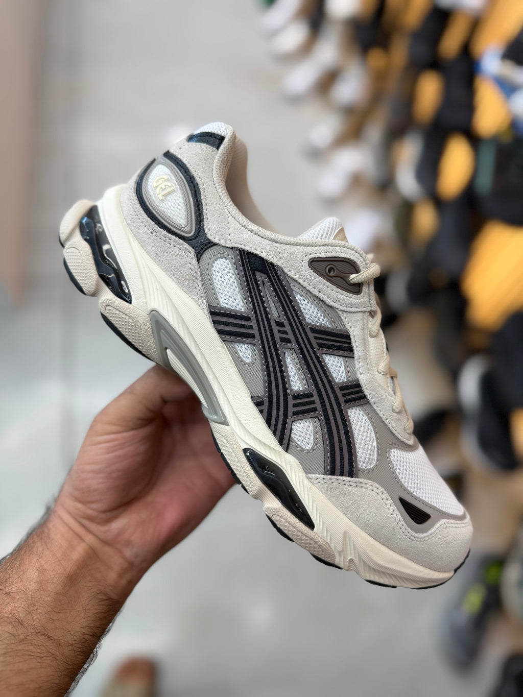 ASICS GEL NYC 2.0 UNISEX WHITE OATMEAL סניקרס אסיקס יוניסקס