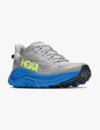 Hoka Challenger Wide 8 - נעלי גברים הוקה צ'אלנג'ר 8 רחבות בצבע אפור/כחול וירטואלי