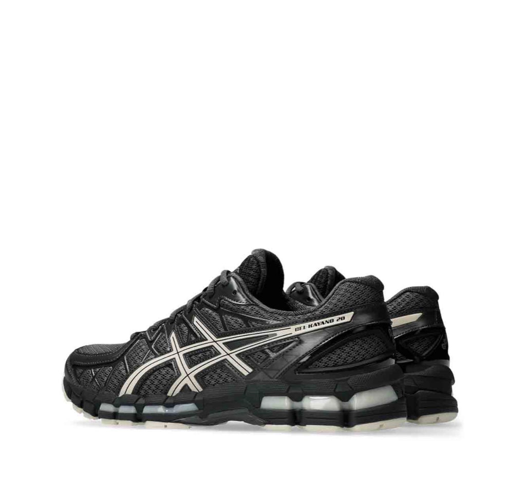 ASICS GEL KAYANO 20 OBSIDIAN GREY OATMEAL סניקרס ג'ל קיאנו 20 יוניסקס