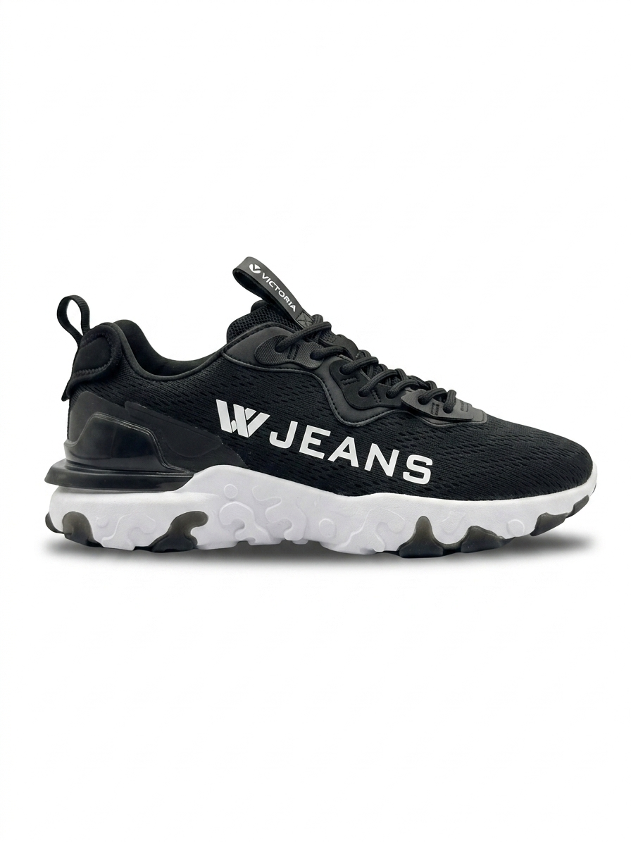 נעל ספורטיבית W JEANS שחור לבן