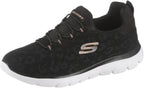 Skechers Leopard Spot black (149037-BKRG) נשים שחור זהב
