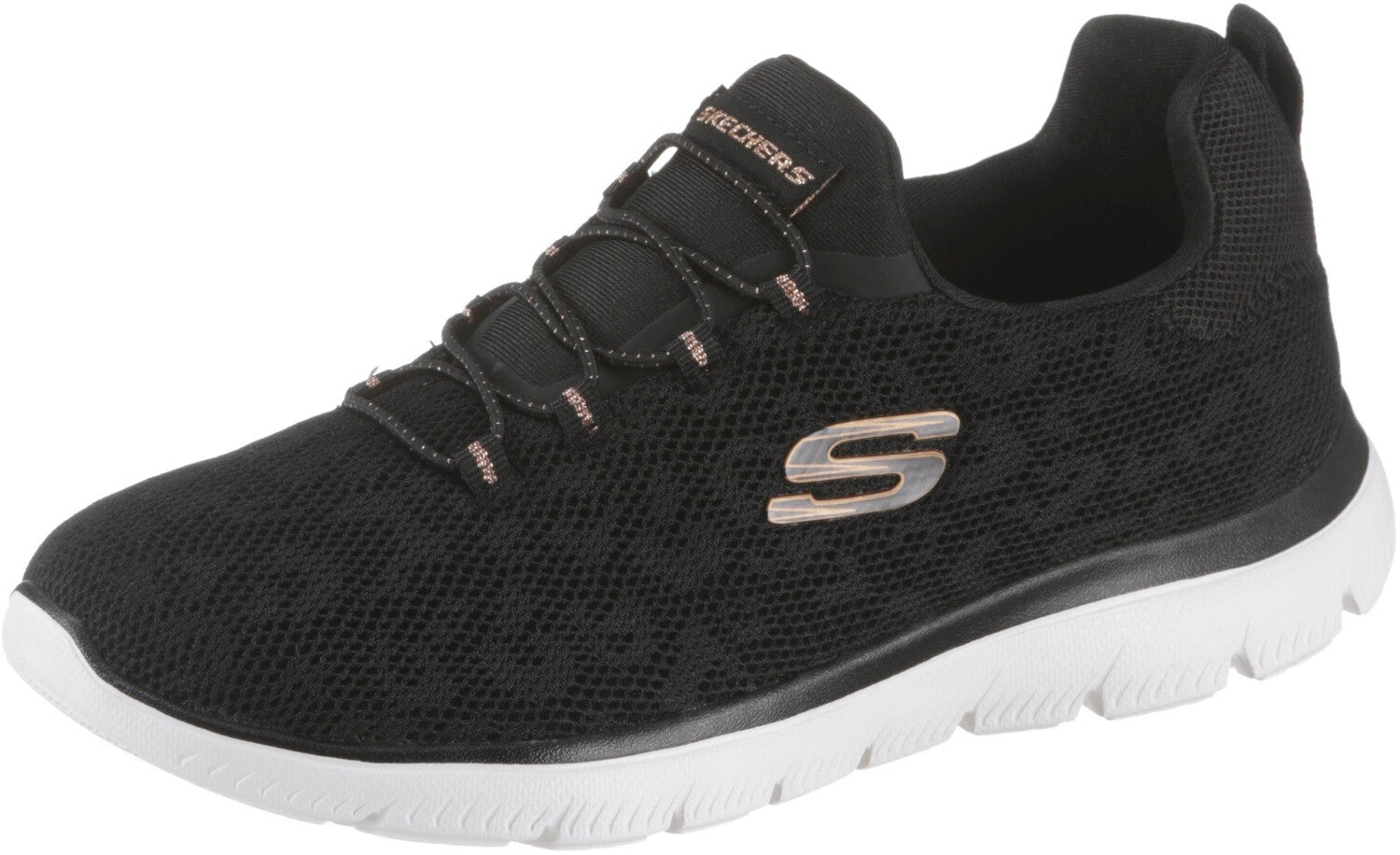 Skechers Leopard Spot black (149037-BKRG) נשים שחור זהב