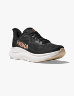 HOKA BONDI 9- נעלי ספורט נשים הוקה שחור לבן זהב