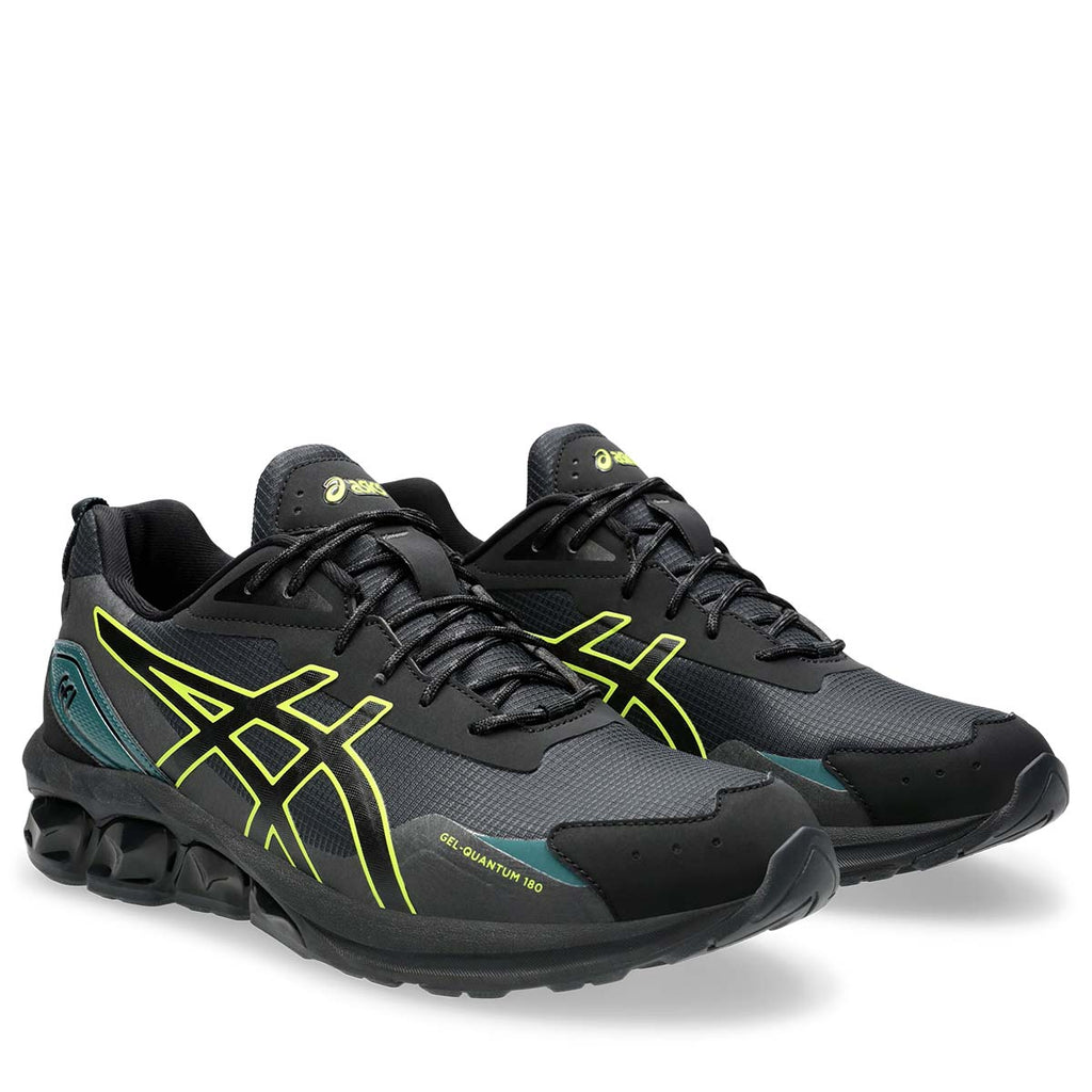 ASICS GEL QUANTUM 180 LS MEN BLACK NEON LIME