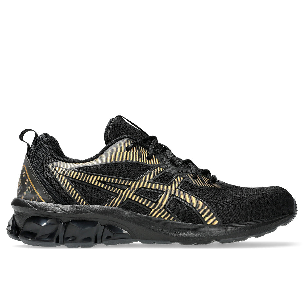 ASICS GEL QUANTUM 90 IV MEN BLACK PURE GOLD