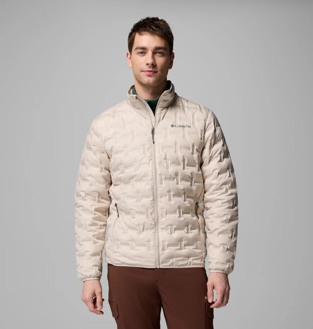 מעיל קולומביה מעיל פוך לגברים - Delta Ridge II Down Jacket M קרם