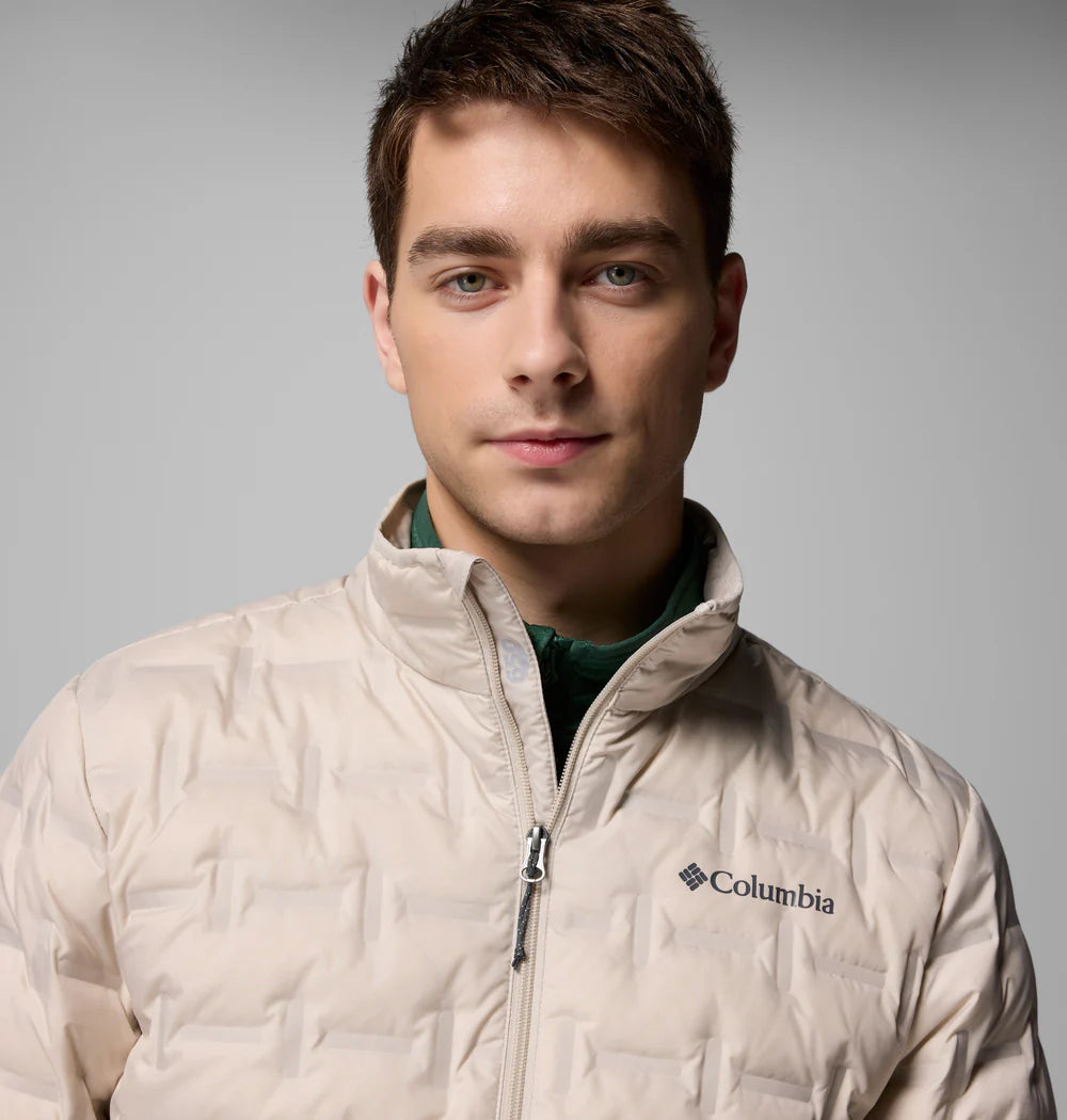 מעיל קולומביה מעיל פוך לגברים - Delta Ridge II Down Jacket M קרם